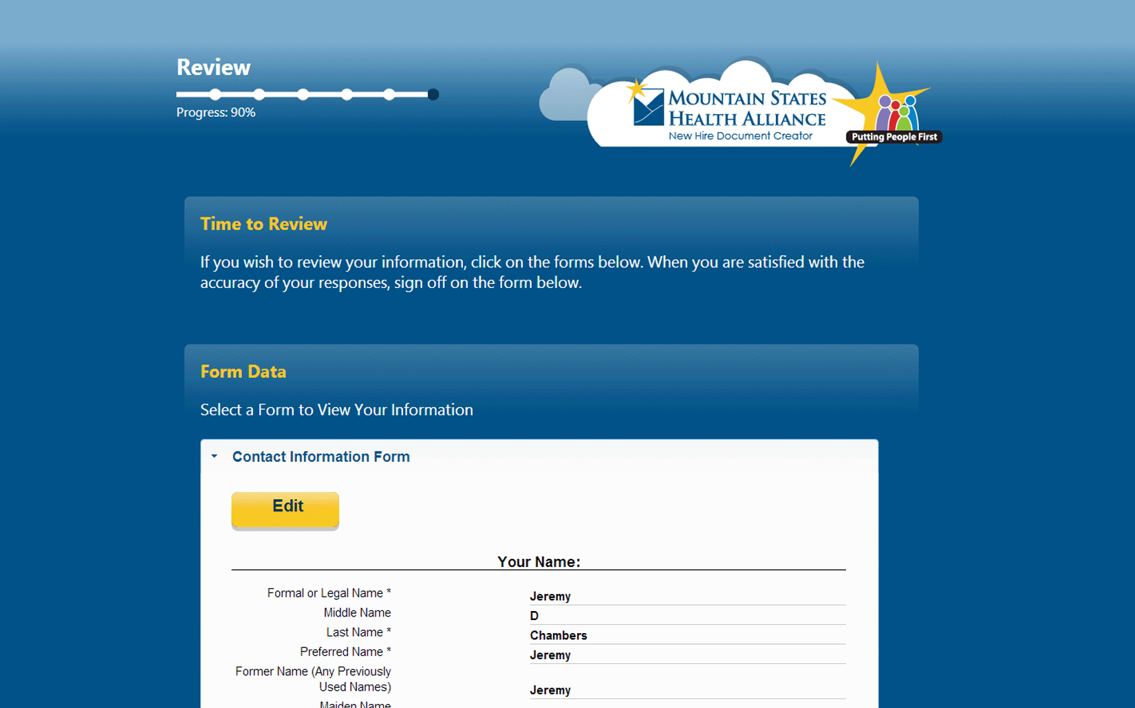 Document Automation | Mountain States Health
